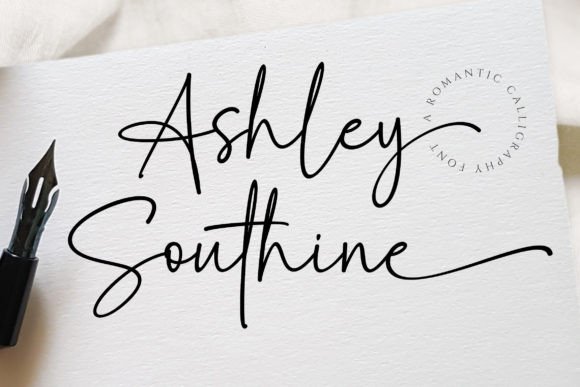Ashley Southine: The Handwritten Script Font for Authentic Design
