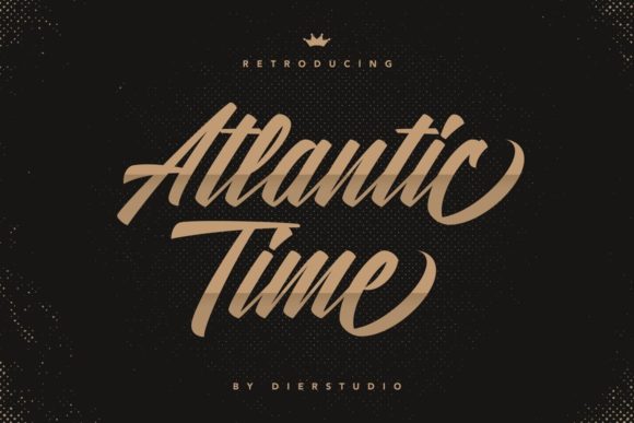 Atlantic Time: A Handwritten Font with Heart and Versatility