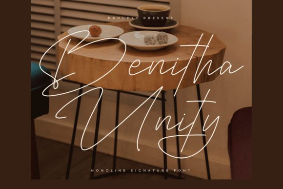 Benitha Unity: Elevating Brand Identity with Monoline Elegance