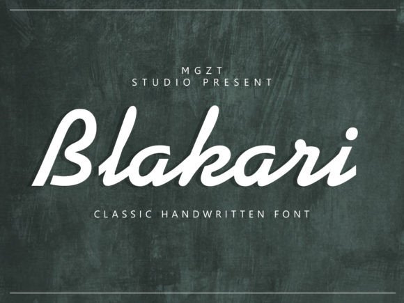 Blakari: A Bold Typeface for Timeless Branding