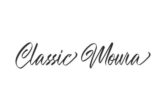 Classic Moura: A Script Font That Commands Attention