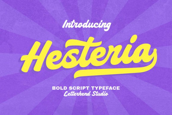 Hesteria: Bringing Bold 1960s Script Style to Modern Design