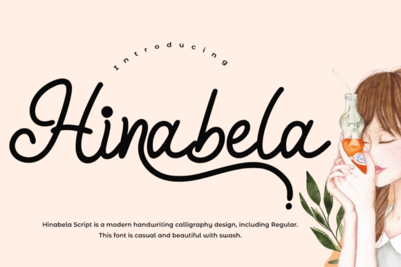 Hinabela Script: The Calligraphy Font That Balances Casual Charm with Elegant Swashes