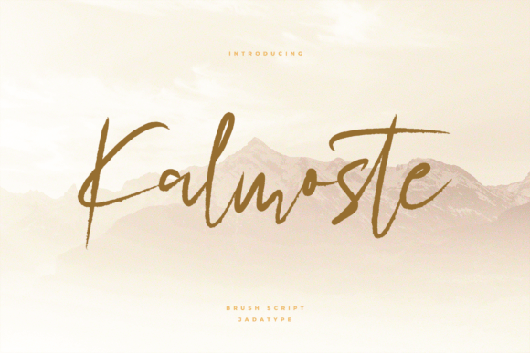 Kalmoste: The Dynamic Script Font for Modern Design