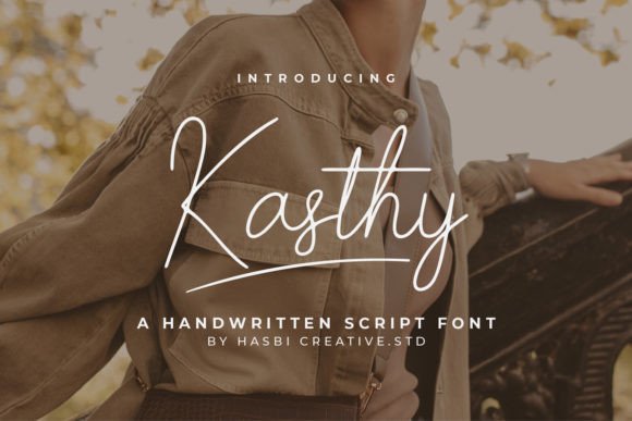 Kasthy: The Authentic Handwritten Script for Modern Design