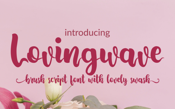 Lovingwave: The Sweet Script Font That Brings Warmth to Your Designs