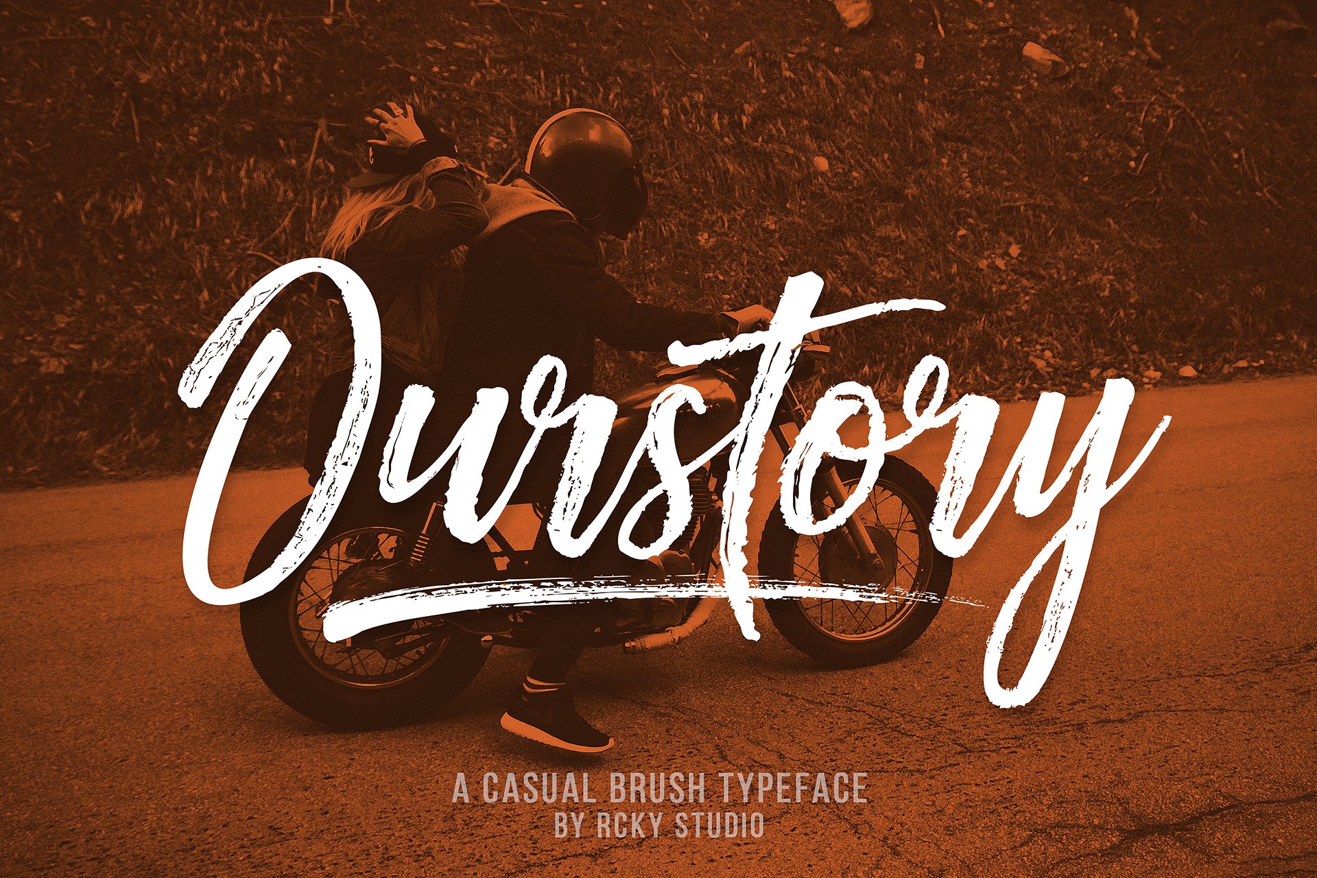 Ourstory Font Duo: A Hand Drawn Brush Typeface for Modern Design