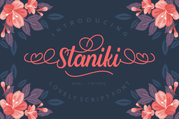 Staniki: An Elegant Script Font for Striking Design