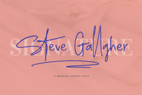 Steve Gallagher: A Script Font with Character